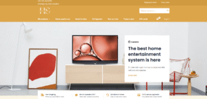 تصميم متجر الكتروني عصري